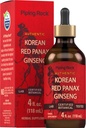 Piping Rock Korean Red Ginseng Liquid Extract | 4 Fl Oz | Panax Root Extract | 알코올 프리 태피스 | Vegetarian, Non-GMO, 글루텐 무료 보충 교재