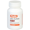 럭비 아연 황산염 220 mg 정제 - 아연 황산염 Heptahydrate로 만드는 - 규정식 보충교재 - 100 조사 (1 팩)