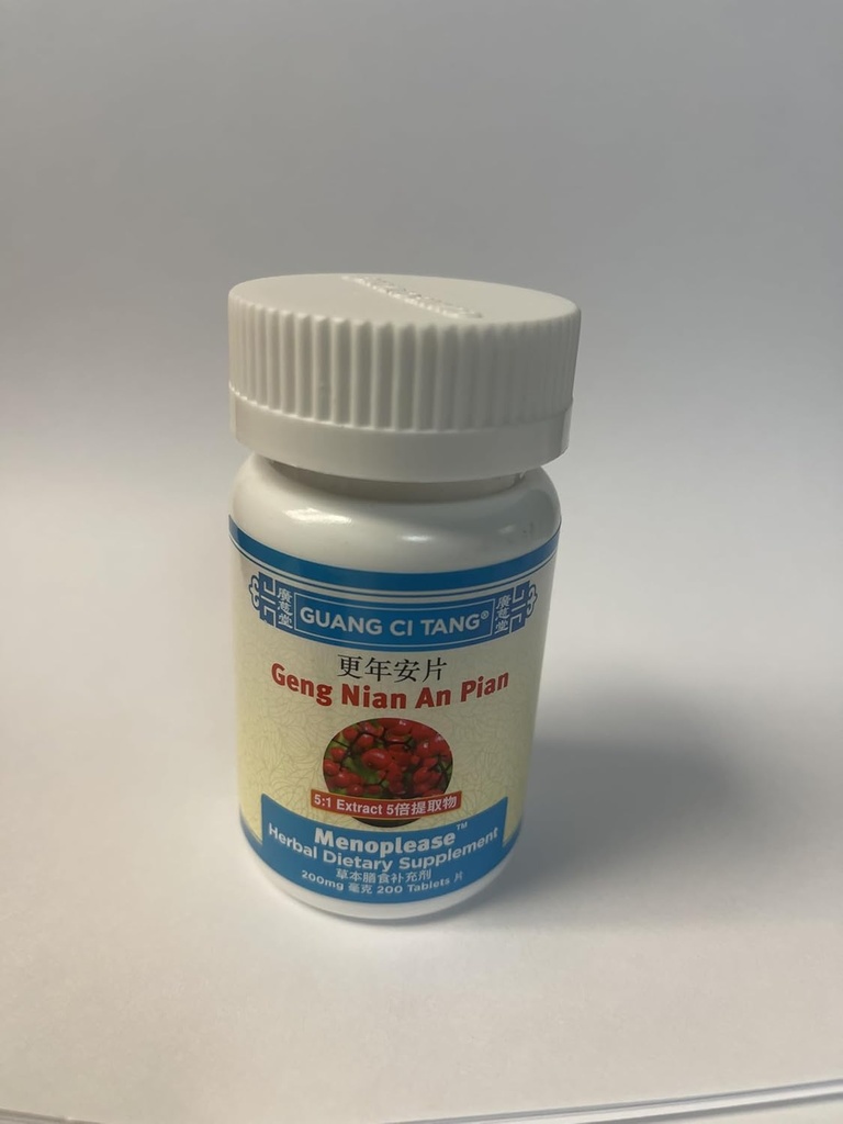 Geng Nian Pian (Wan) (Menoplease) 200 mg 200 정제