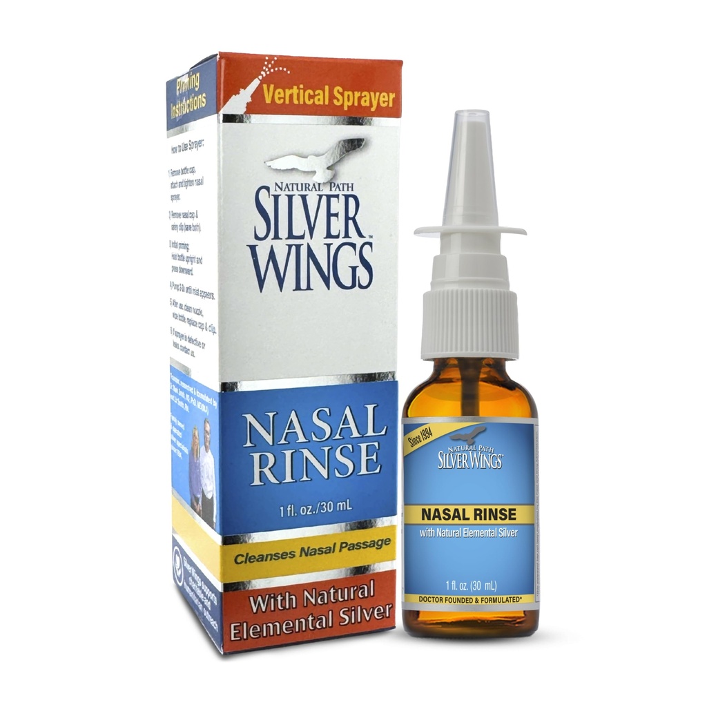 자연적인 경로는 날개 Sinus 안전 자연적인 은 Nasal 살포 - 50ppm - 1oz