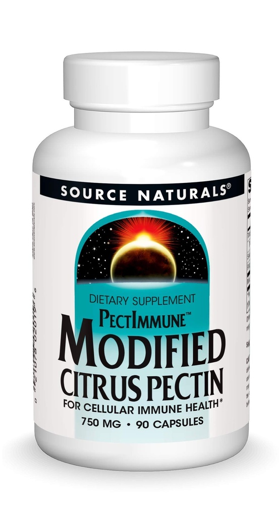 Source Naturals PectImmune, Cellular Immune Health*, 750 mg - 90 캡슐에 대한 수정 된 Citrus Pectin