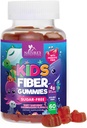 아이 섬유 Gummies 4g - 소화 건강, 정기적 인 & 면역 지원을위한 Prebiotic 섬유 보충 - 설탕 무료 및 식물 기반 섬유 - 자연 라즈베리 맛 - Vegan, 글루텐 - 무료 - 60 Gummies