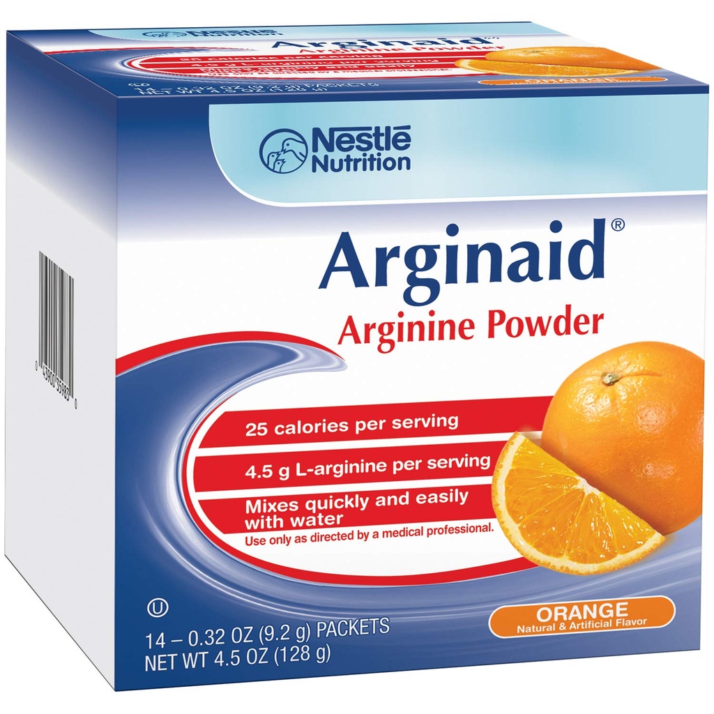 Novartis 영양 Arginaid - 오렌지 (14 9.2g 패킷의 상자)