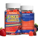 섬유 Gummies, 규정식 섬유, 여성 및 남성, Gut Health Support, Non-GMOs, Non-Gluten, Vegan, 혼합 Berry 및 Strawberry 맛, 120 조사 Gummies