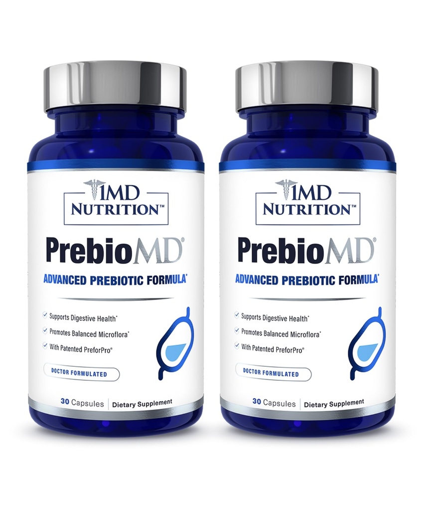 1MD 영양 PreBioMD - Prebiotic with PreforPro | 건강한 소화와 베네피셜 박테리아 지원