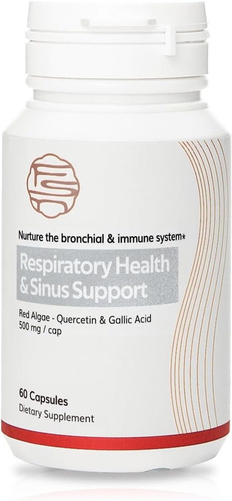 FRUSIRNAG Respiratory Health & Sinus Sinus Relief 용 Red 조류 추출물 지원 - 60 Cap