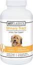 Vet Classics Urinary Tract Dog Supplement- Dogs, Pet Incontinence- Cranberry Dog Supplements- Chewable Tablets 120 Ct에 대한 Urinary Tract 지원.