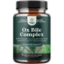 Ox Bile - Ox Bile 보충제는 Trypsin, Papain 및 Bromelain Enzyme와 함께 Gallbladder, Pancrease Cleanse & Detox - 여성 및 남성을위한 Pancreatin Digestion 효소 - 90 Ct