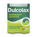 Dulcolax 자극제 Laxative 정제, 예측할 수 있는 & 효과적인 변비 기복, 스트레이브 스트레이닝 & bloating, Bisacodyl 5 mg, 100 조사