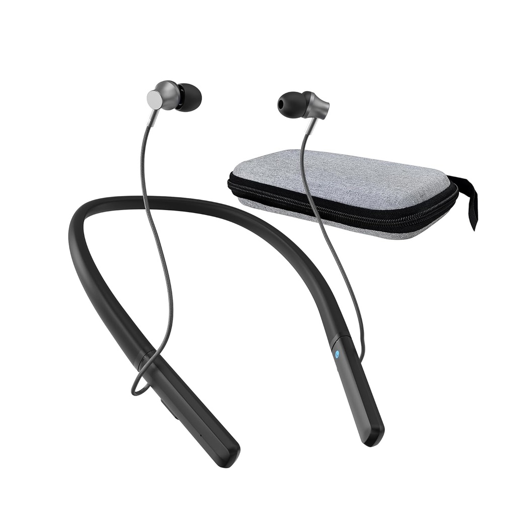 Neband Hearing Aids for seniors, 충전식 보청기 블루투스 헤드폰 소음 차단 보청기 블랙