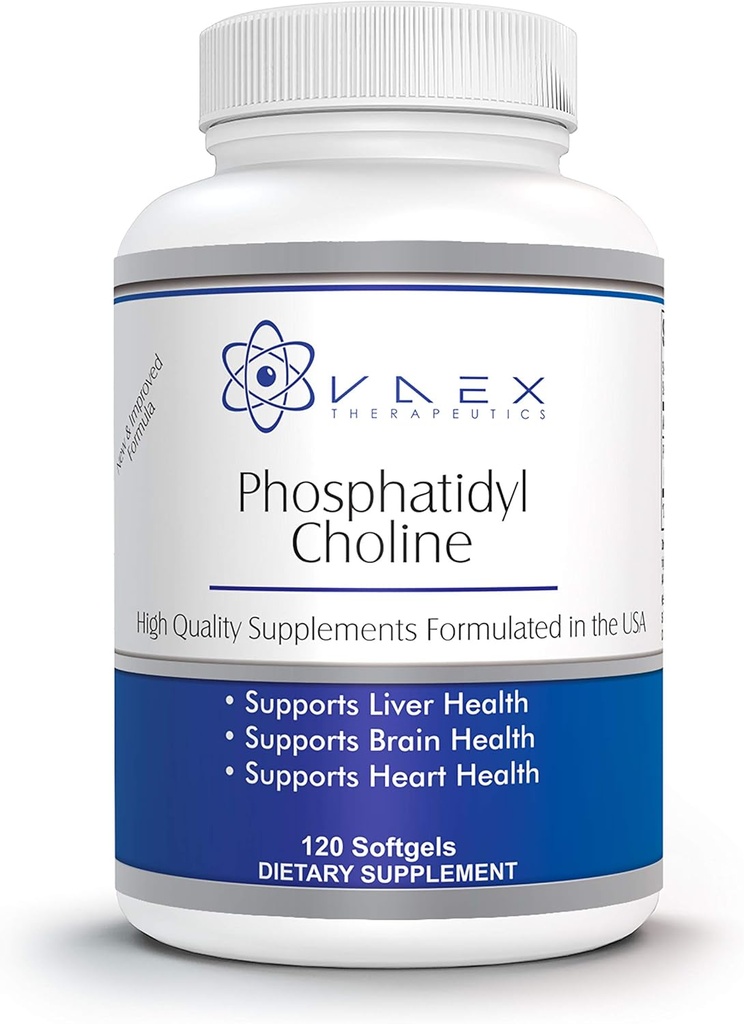 인스phatidylcholine PC 120 Softgels Liver와 뇌 지원 (120)