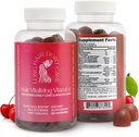 Long Hair Don't Care Hair Vitalizing Vitamins, Hair Skin and Nails Vitamins, 여성 및 남성용 비타민, Pantothenic Acid, Folic Acid & Biotin Gummies, Non-GMO Hair Vitamins, 60 Gummy Vitamins