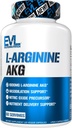 Evlution L 아르기닌 AKG - Vasodilation & Nutrient 배달 지원 - 산화 방지제 - 1000mg L 아르기닌 AKG - 글루텐 무료 & 비 GMO - 규정식 보충교재 - 60 서빙 - 120 Veggie 캡슐