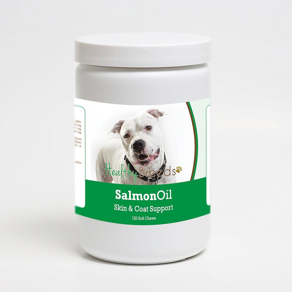 건강한 Breeds Pit Bull Salmon 기름 연약한 Chews 120 조사