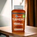 까만 고추 및 생강, 95% Curcuminoids, 강화한 흡수를 가진 Qunol 1500mg 심황 추출물, 건강한 염증 응답, 180 채식주의자 캡슐을 가진 심황 Curcumin