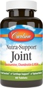 Carlson - Nutra 지원 합동, Glucosamine Chondroitin & MSM의 합동 기능, 연골 지원 & 최선 웰니스, 60 정제