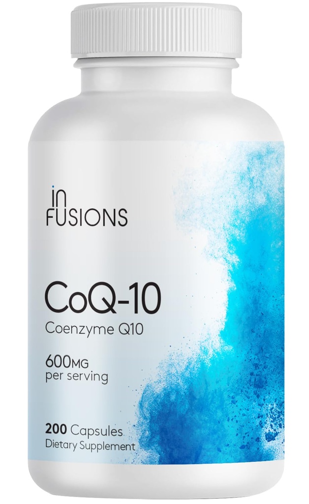 주입 최대 힘 순수한 CoQ10 600mg 200 캡슐 높은 흡수 글루텐 자유로운 비 GMO