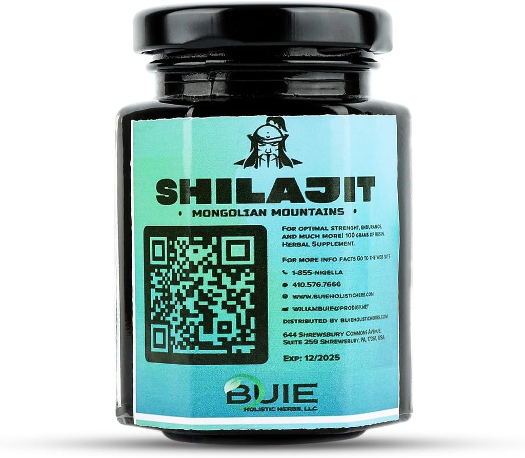 Authentic Mongolian Shilajit | Altai Mountains | Pure Shilajit Resin | Fulvic Humic Blend | Ayurvedic Rasayana Rejuvenation Herbal Supplement | 100 GMS (3.5 Fl oz)