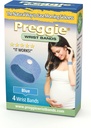 세 개의 릴리스 Preggie 항-Nausea 팔찌 - 아침 찰리 구호 -- 사이드 효과 무료 - 2 개 (4 팔찌) - 블루