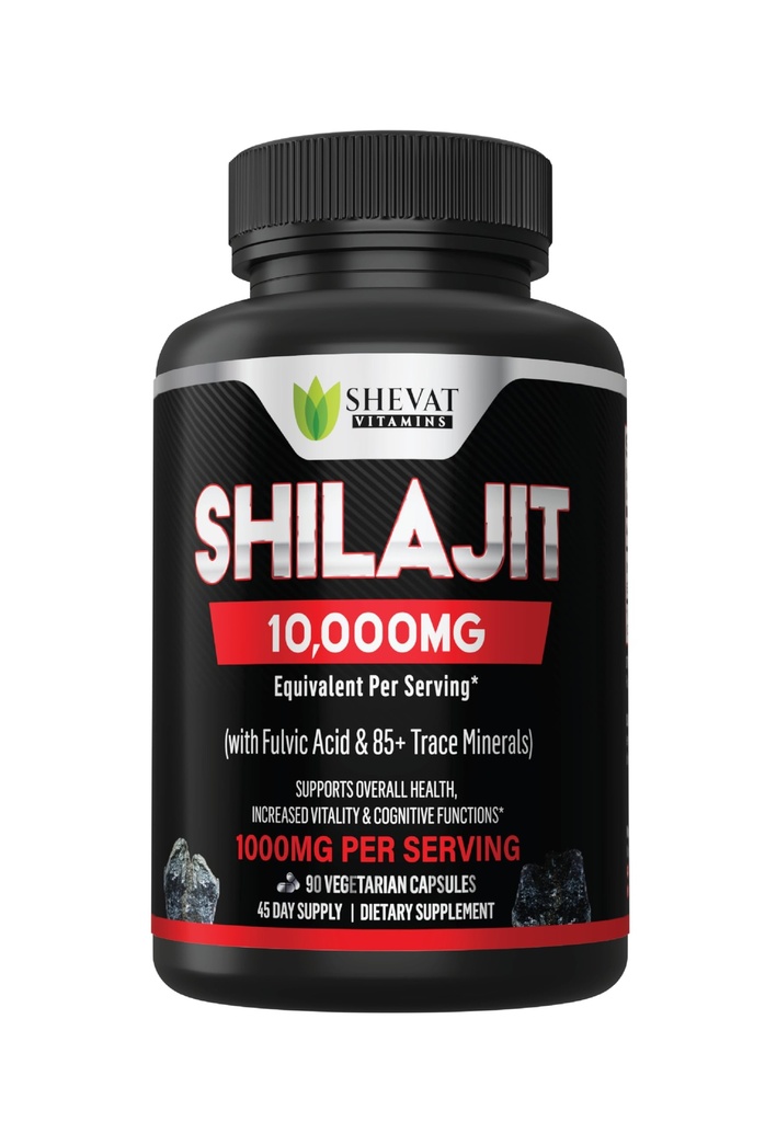 Shilajit 캡슐 22000mg와 85 + 에너지 &Immune 지원 Organic shilajit에 대 한 미네랄 & 남자에 대 한 비 GMO Shilajit 알약, 미국에서 만든 (포장 월병)