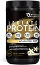 NATURE TARGET Isolate Whey Protein Powder Vanilla, 25g Protein Low Carb Sugar-Free & Gluten-Free, 5.5g BCAAs, 섬유 및 광물, 1.1 파운드, 16 서빙