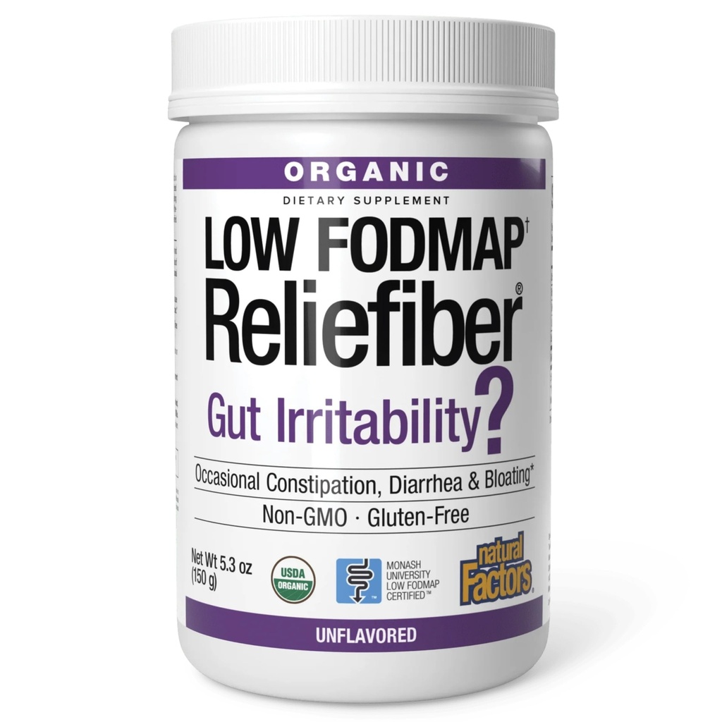 자연적인 요인 유기 낮은 FODMAP 기복 분말 - 소화 건강 지원은 Dietary & Soluble 섬유를 가진 보충교재 - Gut 건강 지원 원조 온화한 bloating - 불완전한, 150 g (30의 서빙)