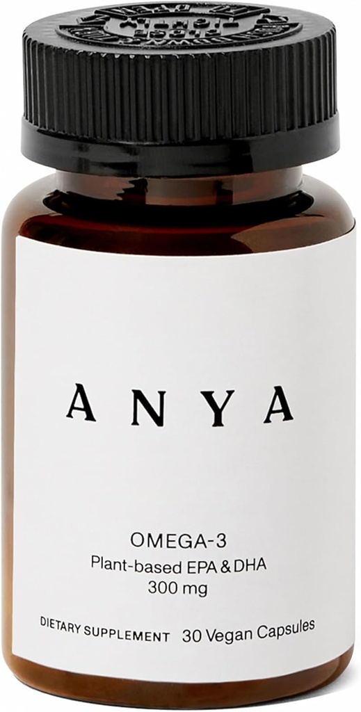 300mg DHA와 EPA를 가진 ANYA 오메가 3, 청결한 성분, 비 GMO, 100% 비건, 글루텐, 콩 및 낙농장은 해방합니다. 여성용 보충교재, Breastfeeding와 Lactation 지원을 위한 Prenatal Postnatal 비타민