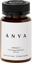 300mg DHA와 EPA를 가진 ANYA 오메가 3, 청결한 성분, 비 GMO, 100% 비건, 글루텐, 콩 및 낙농장은 해방합니다. 여성용 보충교재, Breastfeeding와 Lactation 지원을 위한 Prenatal Postnatal 비타민