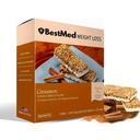 BestMed - 고단백 영양 막대기 - 저탄소, 15g 단백질, 낮은 설탕, 낮은 칼로리, 식사 보충 막대기 (천연, 1개의 상자 - 7 조사)