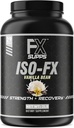 FX SUPPS ISO-FX 100 % Isolate Whey Protein Powder (Vanilla) 이상 포스트 운동 회복 남성과 여성을위한 복잡한 BCAA 및 EAA 혼합, 근육 회복 및 성장 지원, 2.0 파운드