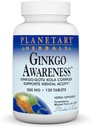Planetary Herbals Ginkgo 인식 정제, 120 조사