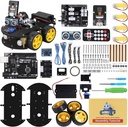 ELEGOO UNO R3 Smart Robot Car Kit V4 for Arduino Robotics for Kids Ages 8-12 12-16 STEM Science Kits Coding Gifts for 8 9 10 11 12 13 14 15 16 세 소년 소녀 청소년 쿨 엔지니어링 빌딩 장난감