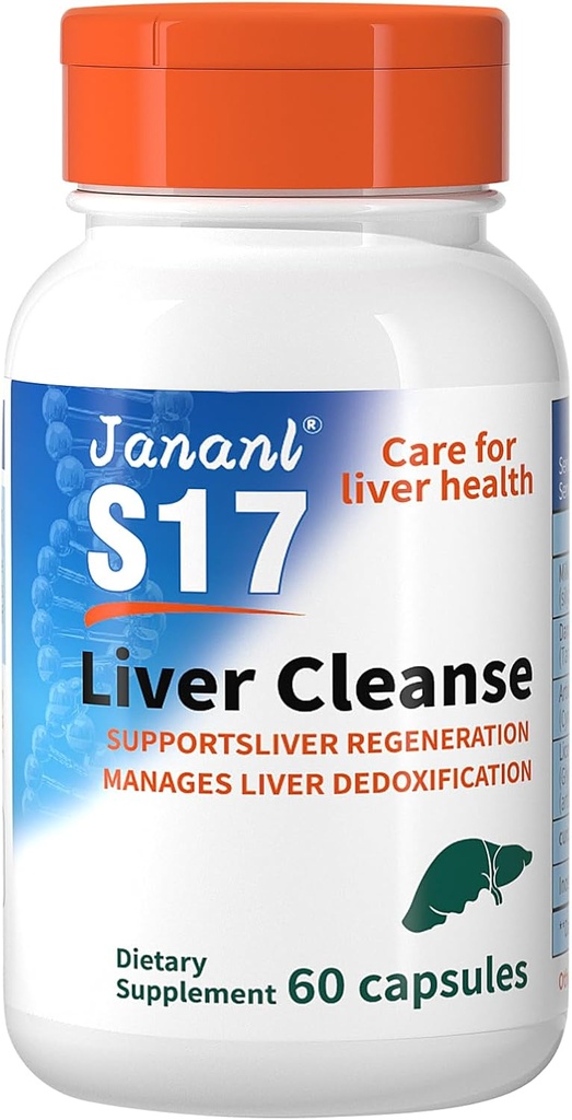 Jananl Liver Cleanse Detox & Repair Milk Thistle Liver-Liver Protection Liquid는 Silymarin과 FDP Cell Energy Liquid에 풍부하며 15 병 총 7.5 FI oz - Clearing