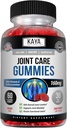 Kaya Naturals Mobility Care Gummies for Back, Knee & Hands - 유연성 지원 - Glucosamine Gummies 여성 및 남성을위한 최고의 면역 지원 - 60 카운트