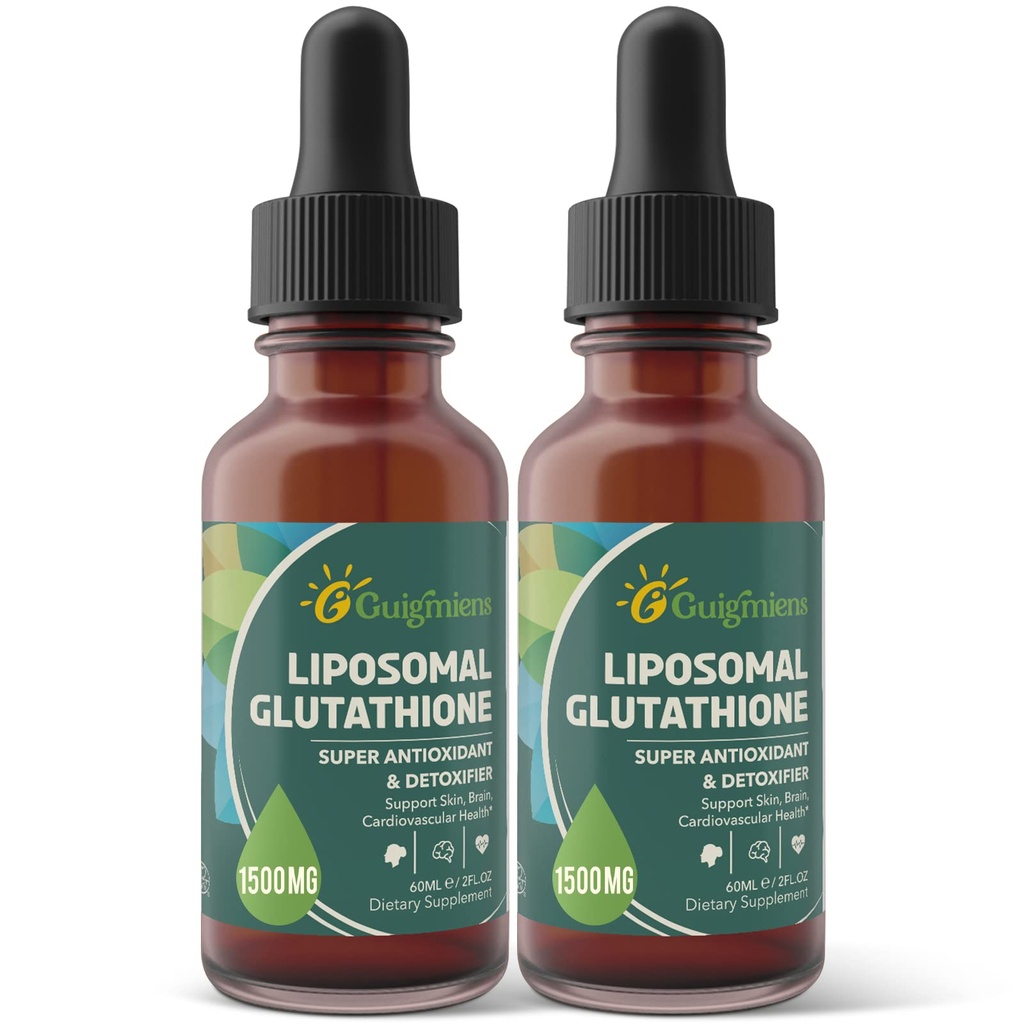 Liposomal 글루타티온, 우량한 흡수, 액체 글루타티온 보충교재, 강력한 산화 방지제, Liver Detox, Immune 증강 인자, Soy 자유로운, 비 GMO, Vegan & 글루텐 Fre, 4 fl.oz, 1500 mg