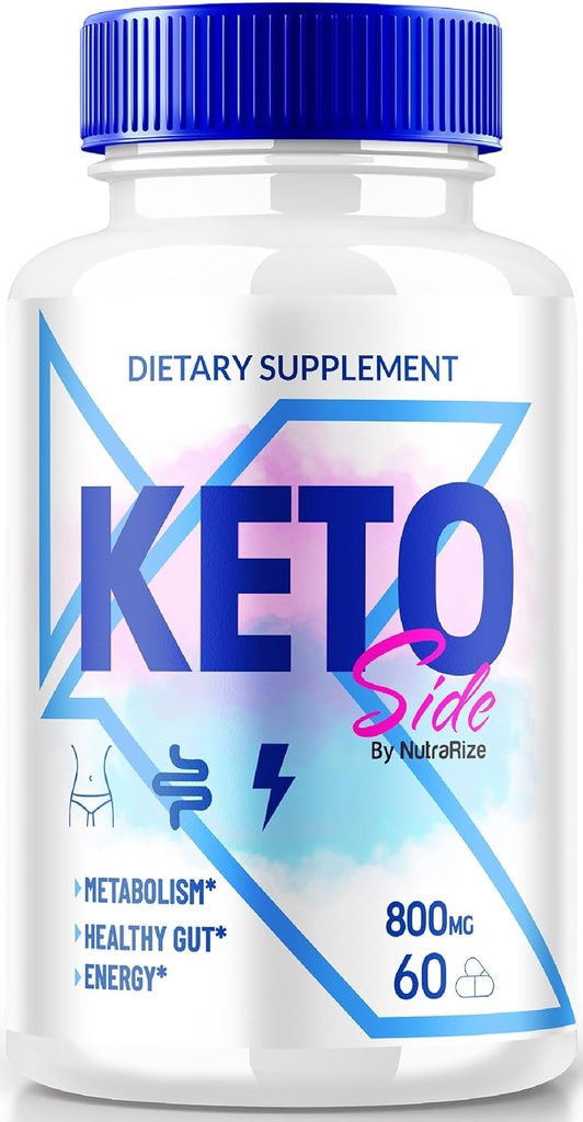 Keto Side Capsules, Active Lifestyle, All- Natural Keto Support를 지원하는 프리미엄 보충 교재, KetoSide Detox 알약 리뷰 (60 캡슐)