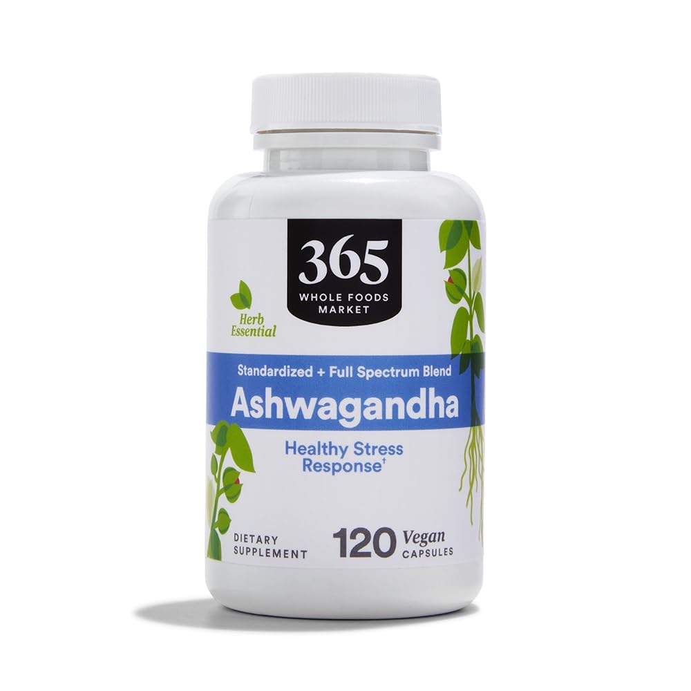 365 전체 음식 시장, Ashwagandha, 120 CT