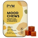 PYM Citrus Mood Chews Stress, Worry & Overwhelm, 20 Count | 130mg GABA, 90mg L-Theanine | Vegan, Non-GMO, Gluten-Free, No Added Sugar | All-Natural Mood Balance Supplement Made in USA