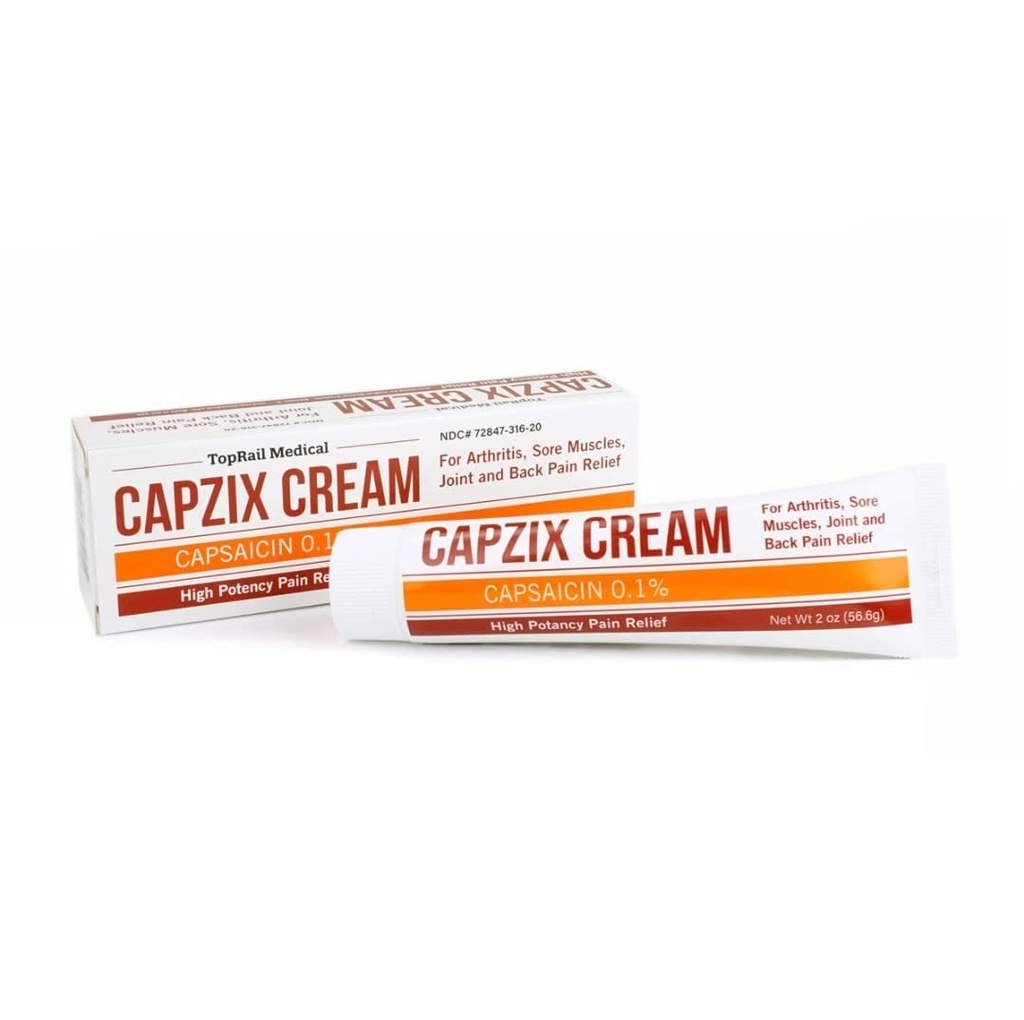 고통 구호를 위해 2 OZ Capsaicin .1% 높은 힘/최대 힘