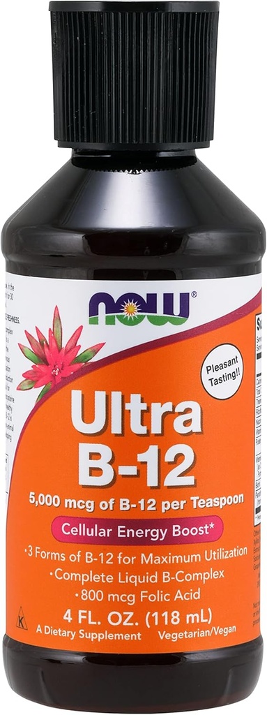 지금 식품 울트라 B-12 - 4 온스. (2 팩)