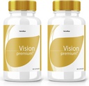 (2 팩) Vision Premium, Premium Eye Support Supplement, Vision Premium은 농축 및 초점, Vision Premium All-Natural Pills for Healthy Eye, VisionPremium 리뷰 (120 캡슐)