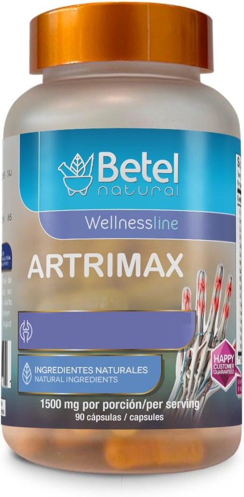 Betel 자연적인 Artrimax 우수한 Arnica, Curcuma, 건강한 합동을 위한 Glucosamine - 90의 캡슐