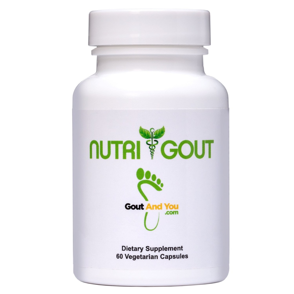 NutriGout Uric Acid Cleanse Supplement w / Turmeric, Celery Seed, Bromelain, 우유 이틀, 다 델리온 및 Chanca Piedra, 60 채식 캡슐 500 mg 각