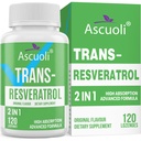 Sublingual Trans-Resveratrol 순수성 99%, 3-in-1 Boost NAD+, Immune & 에너지 지원, 노화 방지, 피부 & 전반적인 건강, 120 Lozenge (120 일 공급)를 위한 진보된 공식 Resveratrol 보충교재