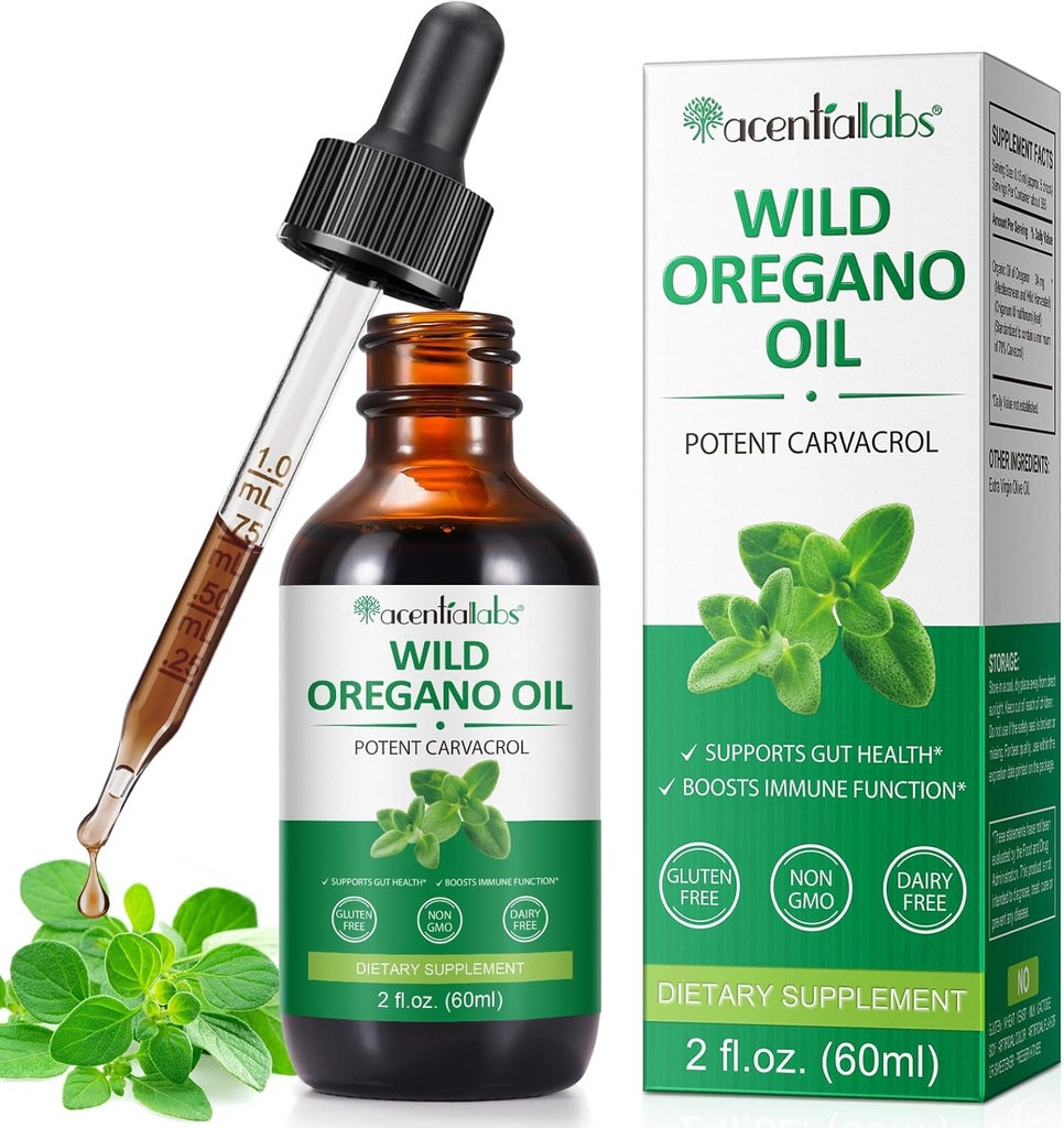 유기 Oregano 기름 액체 하락, 집중된 식물 근거한 야생 Oregano는 기름 또는 남자를 추출했습니다 & 여자는 소화 체계, 비 GMO Vegan 60ML/2 Fl Oz를 승진시키는 Immune/Energy를 밀어줍니다