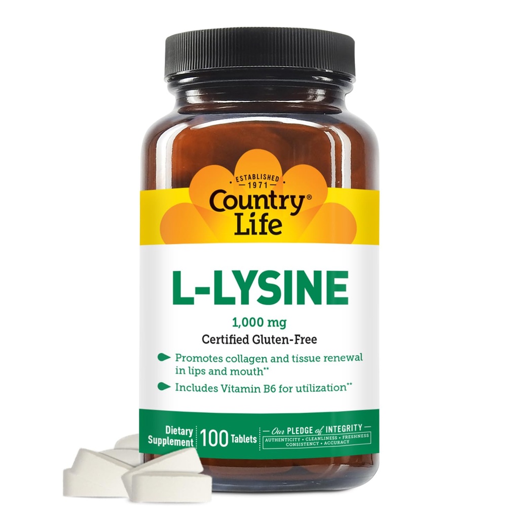 B-6, 2.5를 가진 국가 생활 비타민 L 리진 1000 Mg 파운드 (GBP)