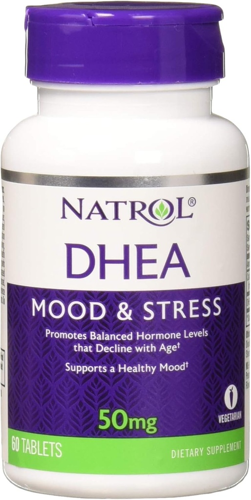 Natrol DHEA 50mg의 60의 정제 (포장 3)