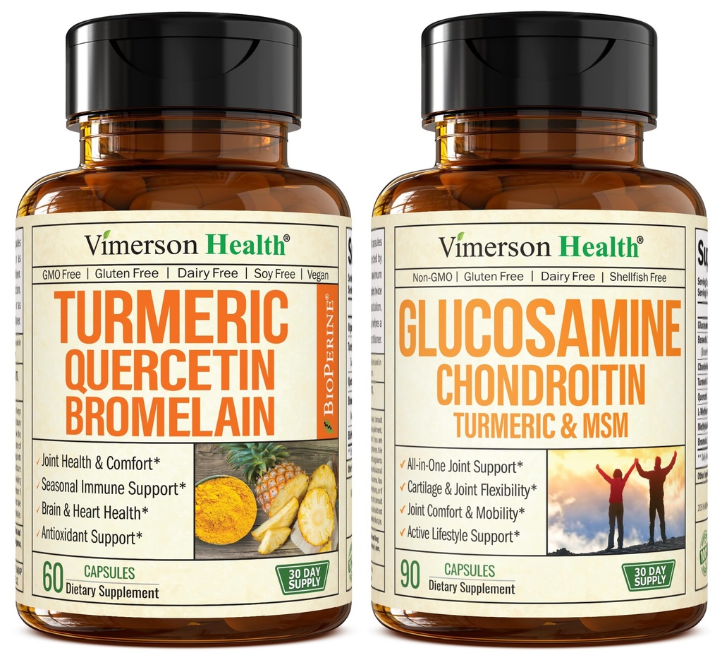 Bromelain 및 Turmeric Curcumin 및 Glucosamine Chondroitin MSM 및 Turmeric 합동 지원 보충교재를 가진 Quercetin