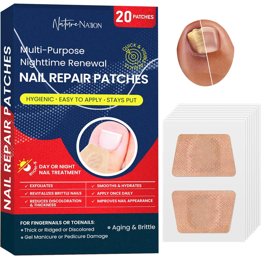 다목적 Fungus 손톱 패치, 손톱 곰팡이 치료, Ingrown Toenail 치료, Toe Nail Fungus 치료 추가 강도, 야간 곰팡이 손톱 패치