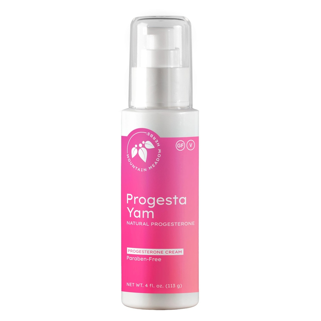 산 Meadow 허브 Progesta-Yam 크림 – 야생 Yam의 생식 호르몬 – Menopause & Perimenopause 호르몬 지원 – Physician 개발, 3rd 파티 테스트, 비 GMO, 4oz
